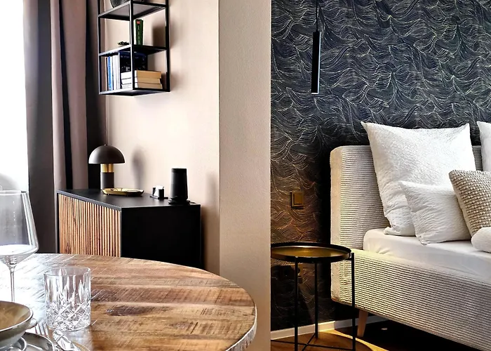 Appartamento Staytona Stylish With Balcony, Parking & Wifi Near Wiesbaden